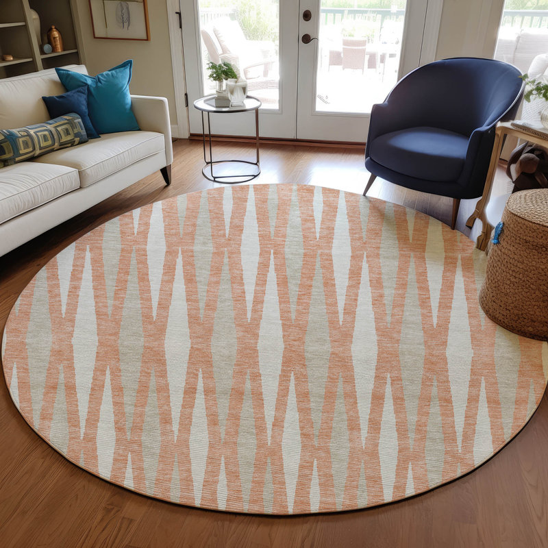 Malek Area Rug, Round 8'