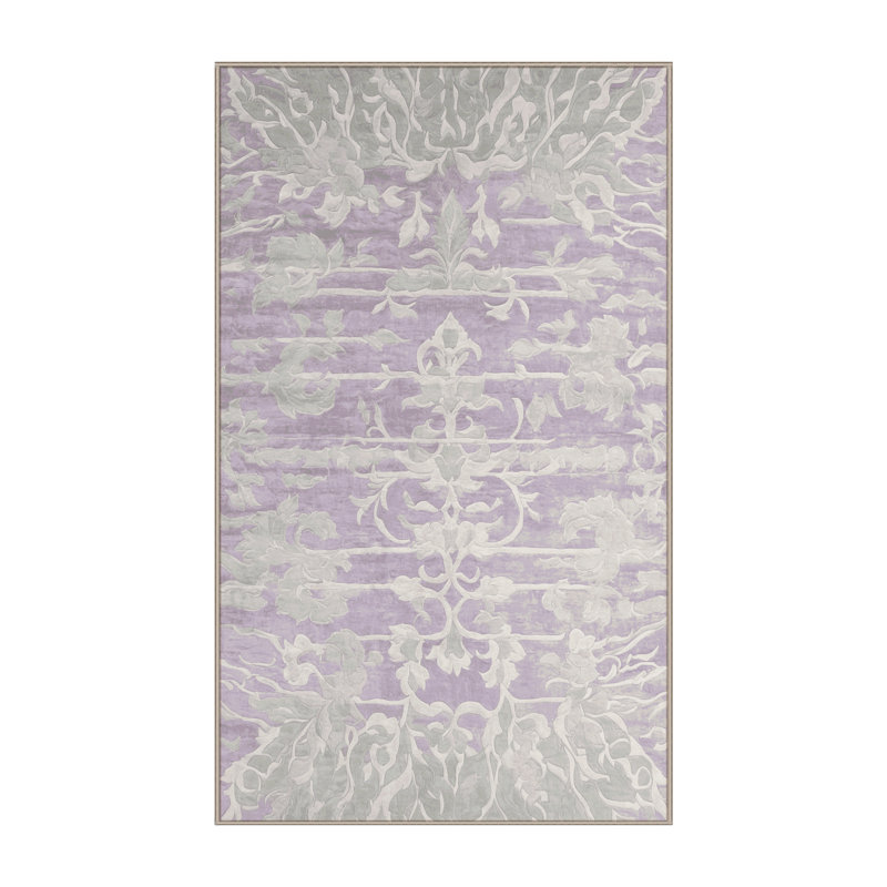Tapis beige lavable à la machine, Rectangle 8 pi x 12 pi
