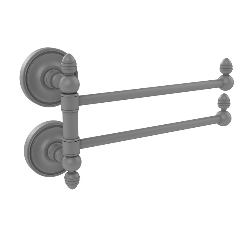 Barre à serviettes murale 12,5 "Alcott, Gris mat