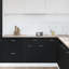 Kitchen Cabinet Black Oak Engineered Wood 46 X 81.5 Cm-1396135928