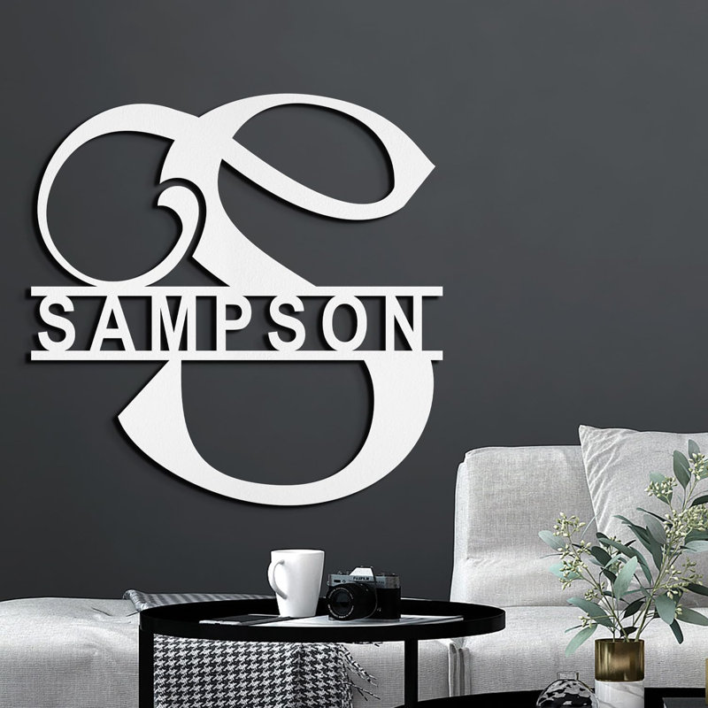 Wall Decor on Metal, 36" H x 36" W x 0.05" D, White, Yes