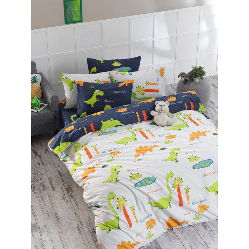 Ensemble de housse de couette en coton Jamayel