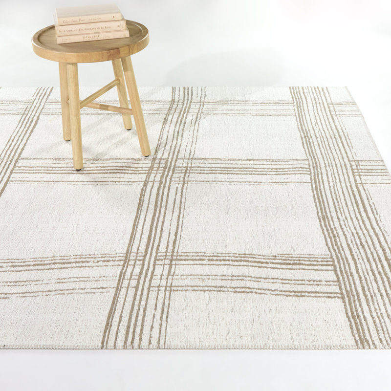 Tapis crème Ahliyah, Rectangle 7 pi 10 po x 10 pi