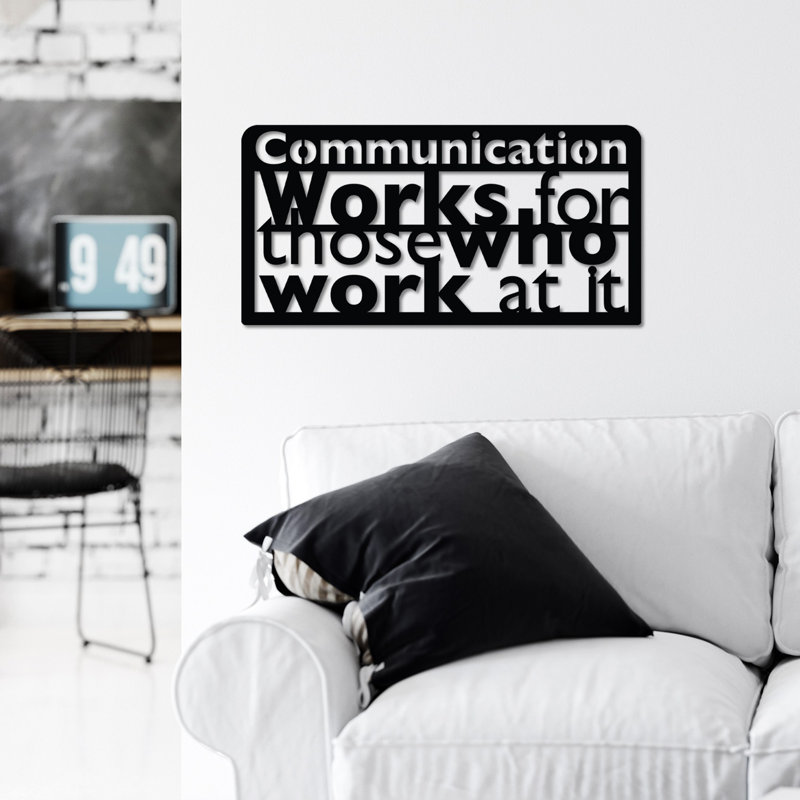 Elegant Decorative Metal Wall Accessory, Black, 22.8 x 11.8 inches | 100% Metal Construction, Thickness: 0.06 inches | Lightweight at 2.0 lbs, Perfect for Home Decor & Modern Aesthetics, Stylish & Durable Design