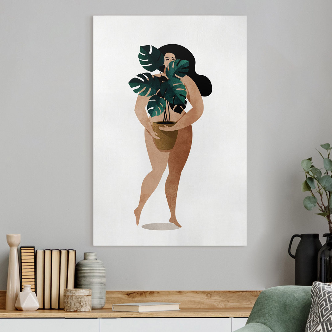 Leinwandbild Miss Monstera