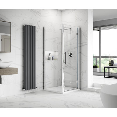 Apex 1900 mm H Semi-Frameless Fixed Glass Panel