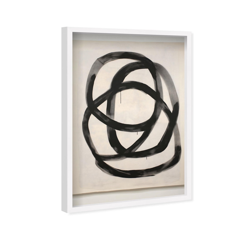 Oliver Gal Urban Mirage V Abstract - Luxury Shadowbox Framed Wall Art, 25.5" H x 17.5" W, White