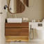 Petit meuble-lavabo flottant simple 31,5 "avec lavabo-130568652