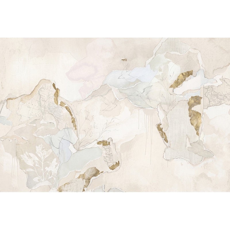 Papier peint carte du monde carte du monde amovible, 120 po x 96 po, Peler et coller