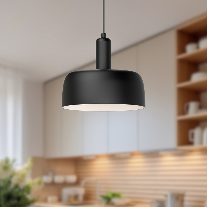 Adriano 1 - Light Single Pendant, Matte Black