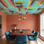 Ridge Tuile de plafond à poser en PVC-80631256-80631258