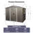 8Ft X 6Ft Outdoor Metal Storage Shed With Window Grey-119307142-119307146