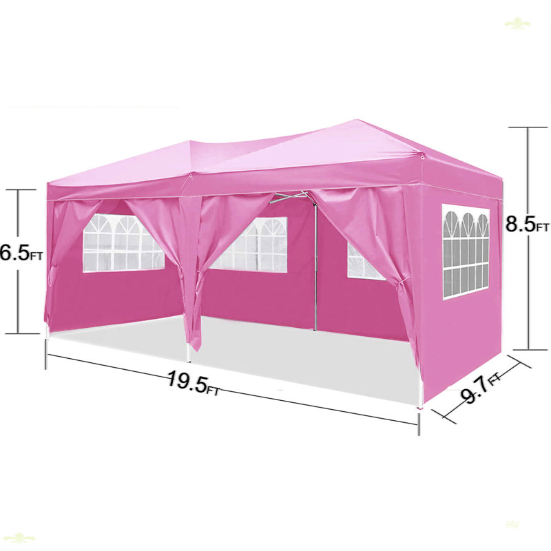 Tente pliante d'extérieur portative 10 'X 20' EZ Pop Up