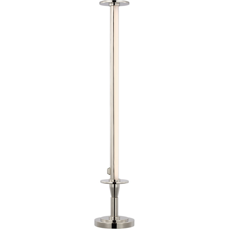 Cilindro LED Table Lamp, Polished Nickel