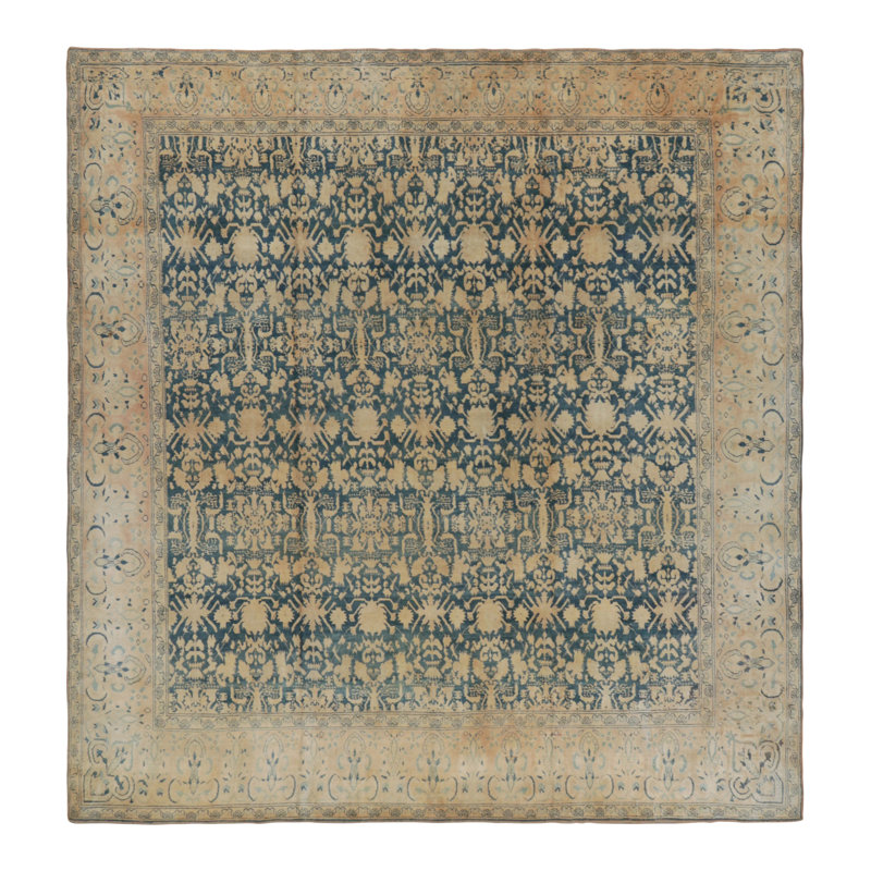 One-of-a-Kind 12'6" X 13'2" Hand Knotted Area Rug