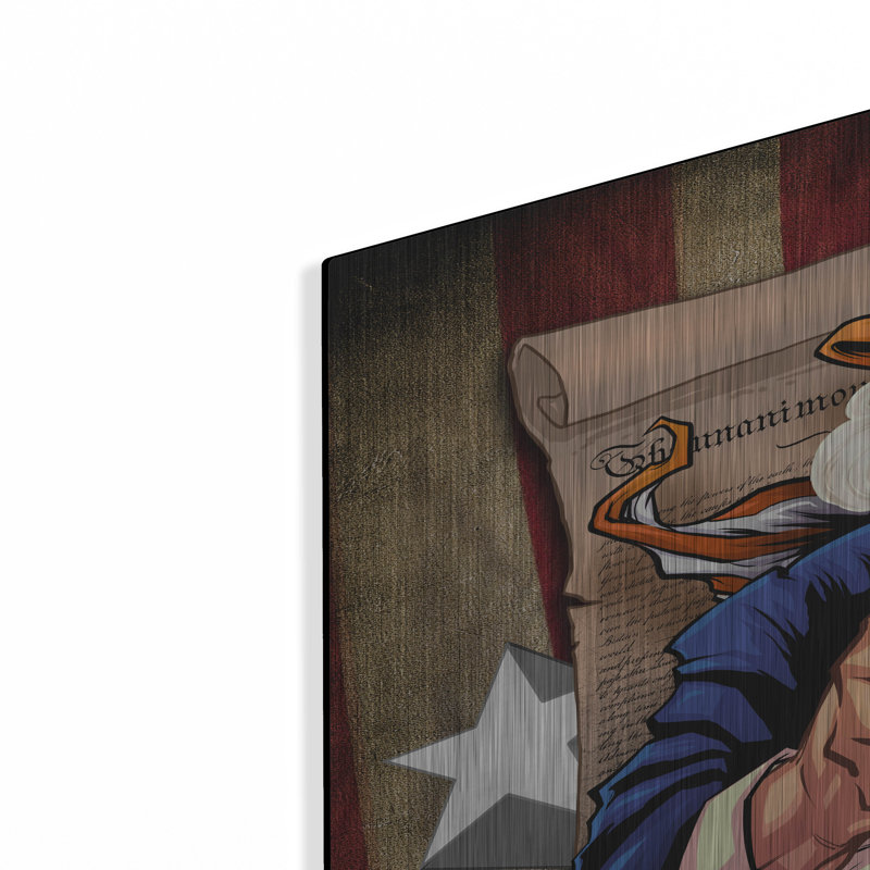 «Uncle Sam Patriot Personnage» par Flyland Designs, H 24 po x l 36 po