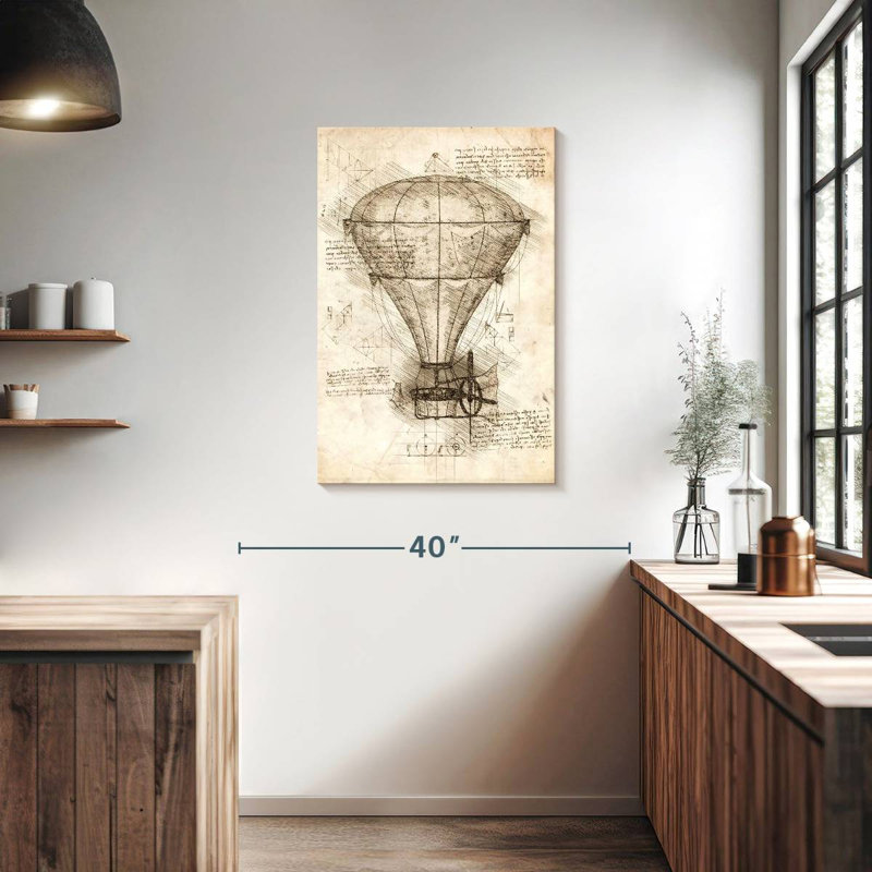 Schéma de montgolfière Mehar, H 36 po x l 24 po