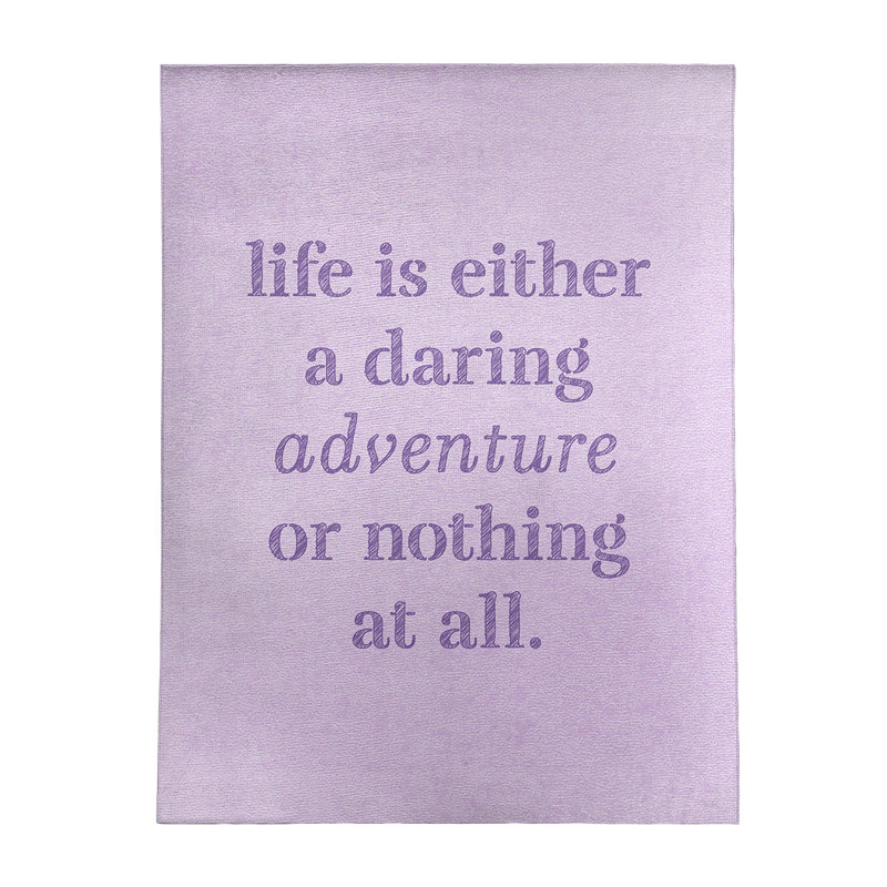 Tapis en poly-citation "life life", Rectangle 5 pi x 7 pi
