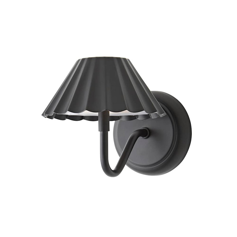 LED Wallchiere, Matte Black