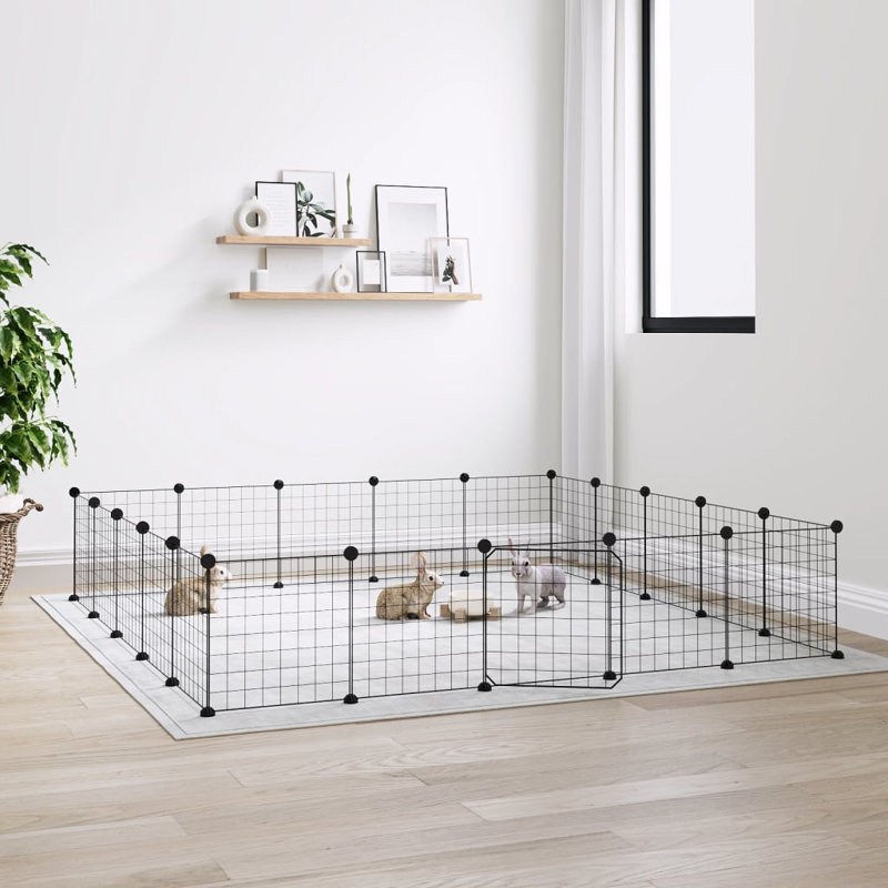 Cunningham Weather Resistant Rabbit Playpen, 35 x 175 x 175 cm