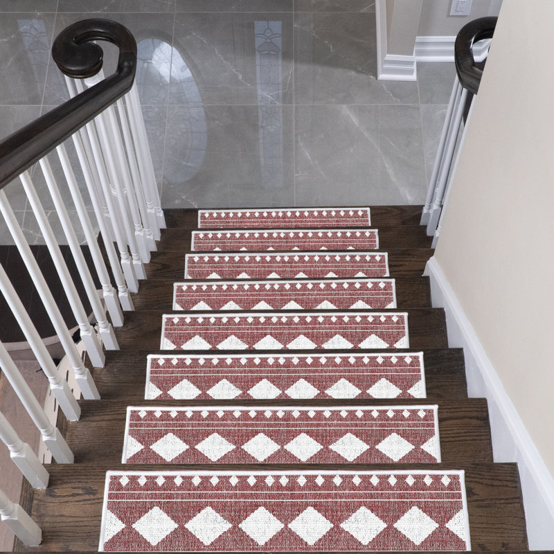 Tapis d'escalier Saranac, Marron