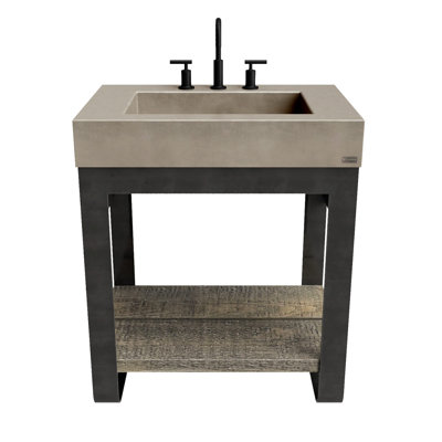 Meuble-lavabo rectangulaire en béton 30 po Outland