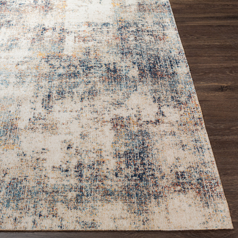 Tapis d'intérieur / extérieur gris Mckamey, Rectangle 7 pi 10 po x 10 pi