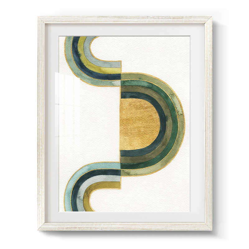 Analogous Arches III - Impression encadrée, Blanc, H 28,5 po x l 20,5 po