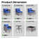Baili 7 - Person Outdoor Wicker/Rattan Sectional Seating Group with Swivel Chairs, Modern Modular Conversation Set with Cushions