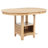 Round Dining Table with storage cabinet