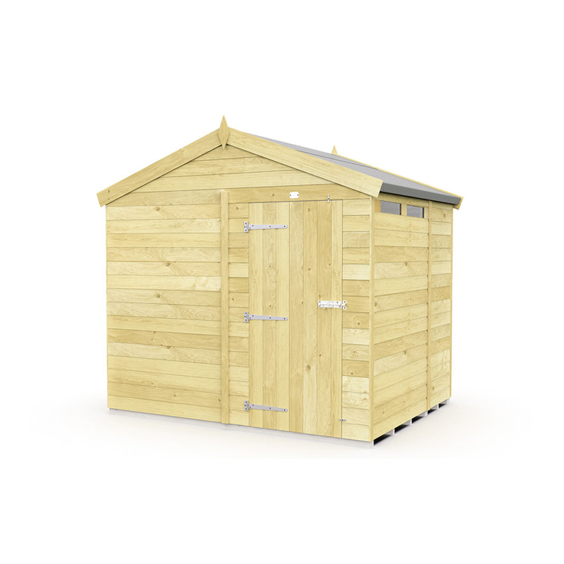 Apex Security Shed - Single Door, 8ft x 6ft