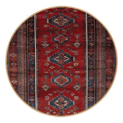 Machine Washable Persian Brown Area Rug