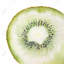 Kiwi Slice - nourriture verte, art sur toile pour la décoration intérieure