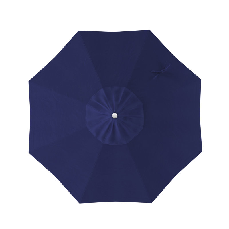 Parasol de marché 7,5', Canvas Trueblue Sunbrella® Canvas, Blanc, Sunbrella®