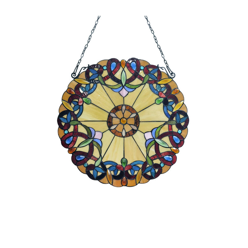 Tiffany Abstract Window Panel