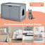 Landon Wood Enclosed Litter Box Enclosure