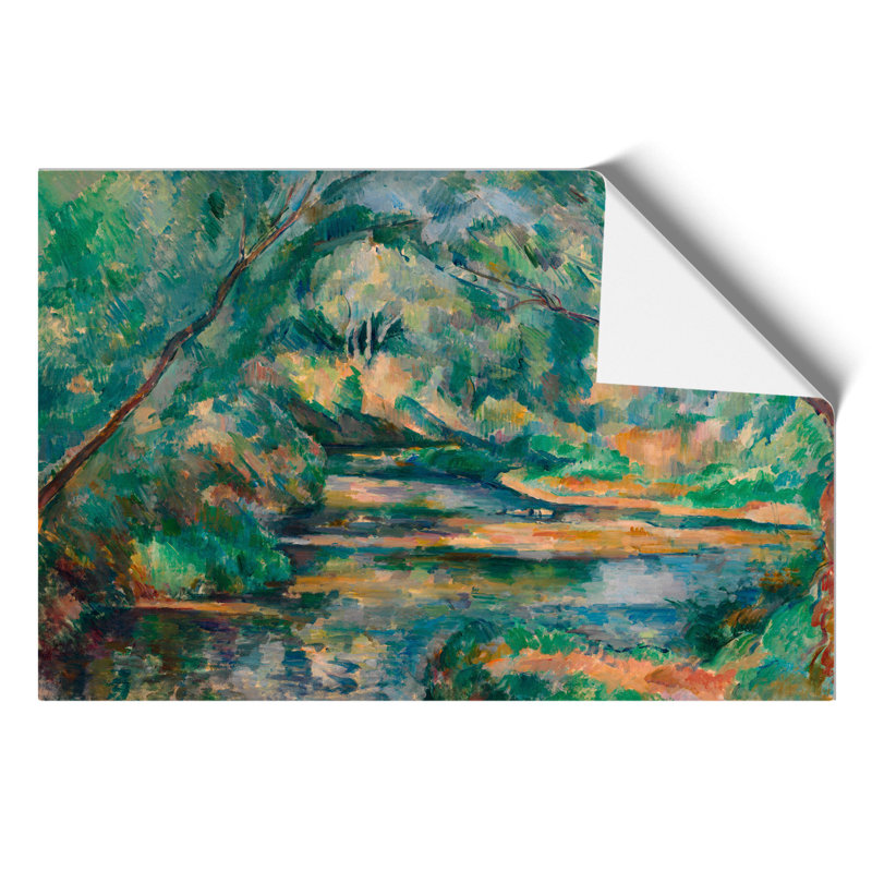 The Brook by Paul Cezanne - No Frame Painting, 42cm H x 59cm W x 0.1cm D