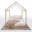 Lit en bois massif Khwaja Ozark-589215959