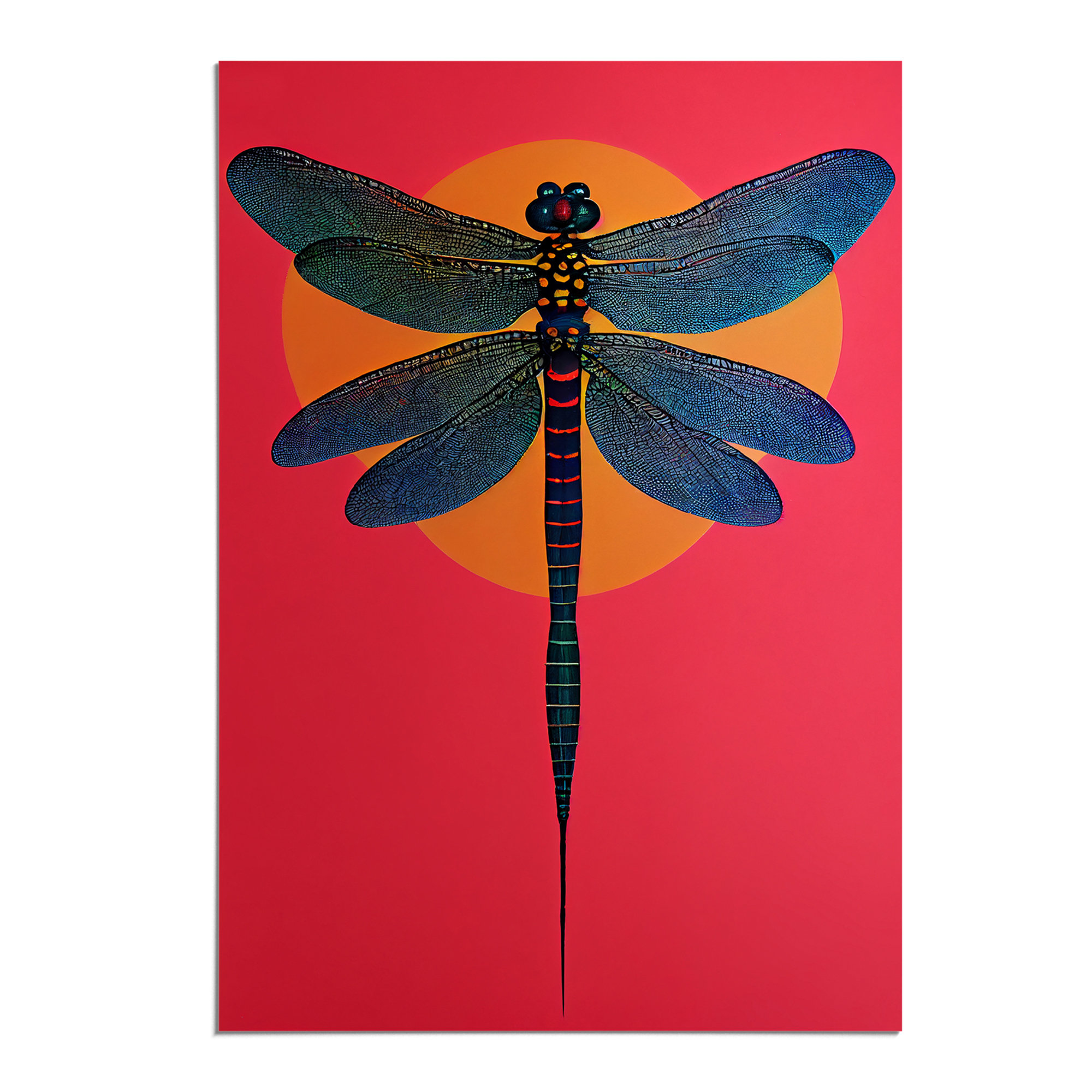 Brambly Cottage Bold Dragonfly Art Prints Wayfair.co.uk