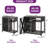 Deshayla Rectangle Aquarium Stand with Power Outlets & LED Light-1523163887-1523163886