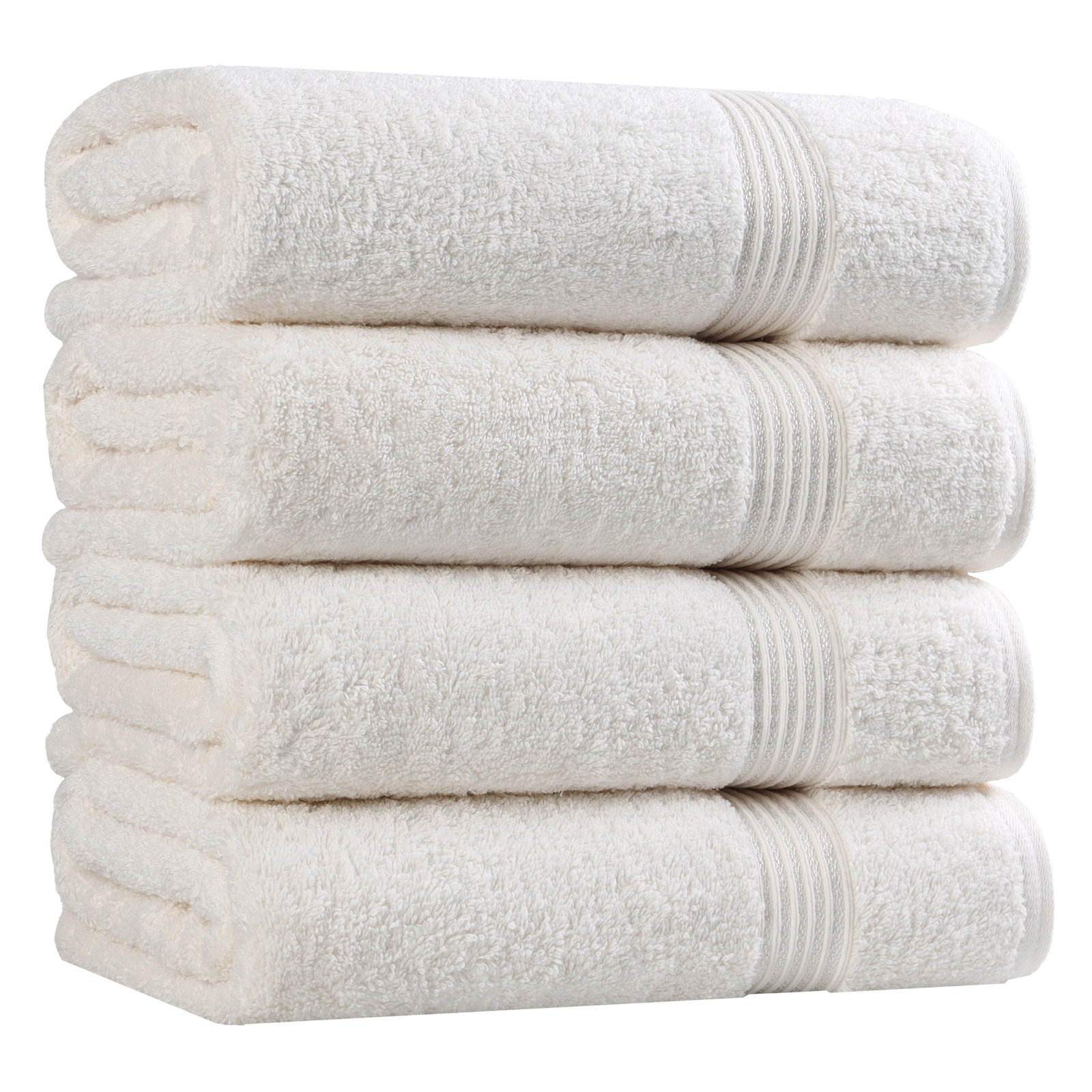 Oleg Egyptian Cotton Bath Towel, Ivory