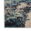 Tapis abstrait ivoire / bleu marine / bleu Adrienn-691407478