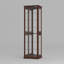 180cm H Display Cabinet with RGB Sensor Lights, 7-Tier Glass Curio Cabinet-2075628073