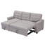 Canapé-lit modulaire rembourré en lin Rosina-86764426