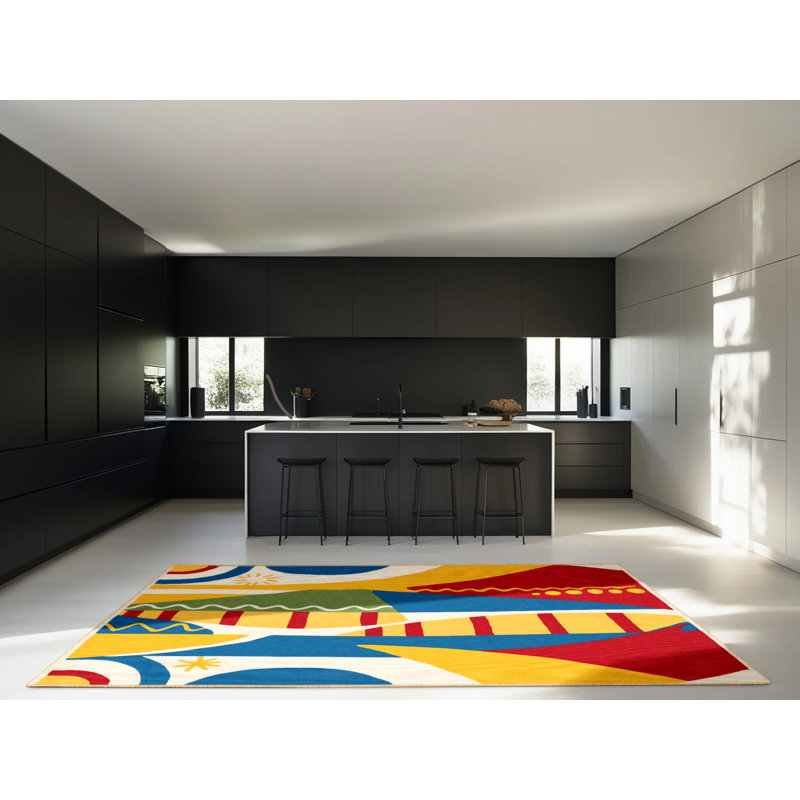 Breezy Curl Rug, Square 5'