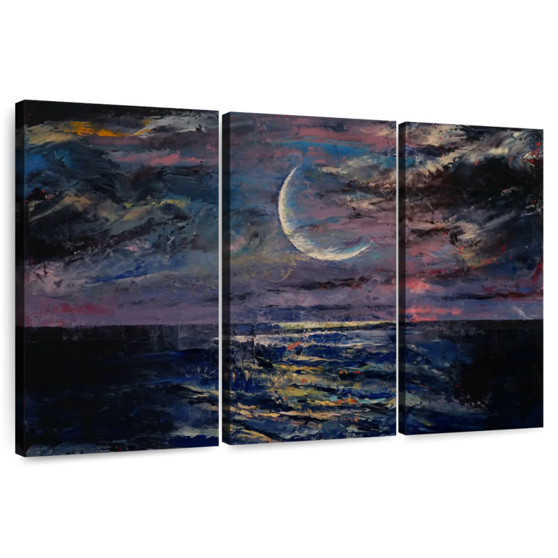 Oberle Moon, 20" H x 33" W