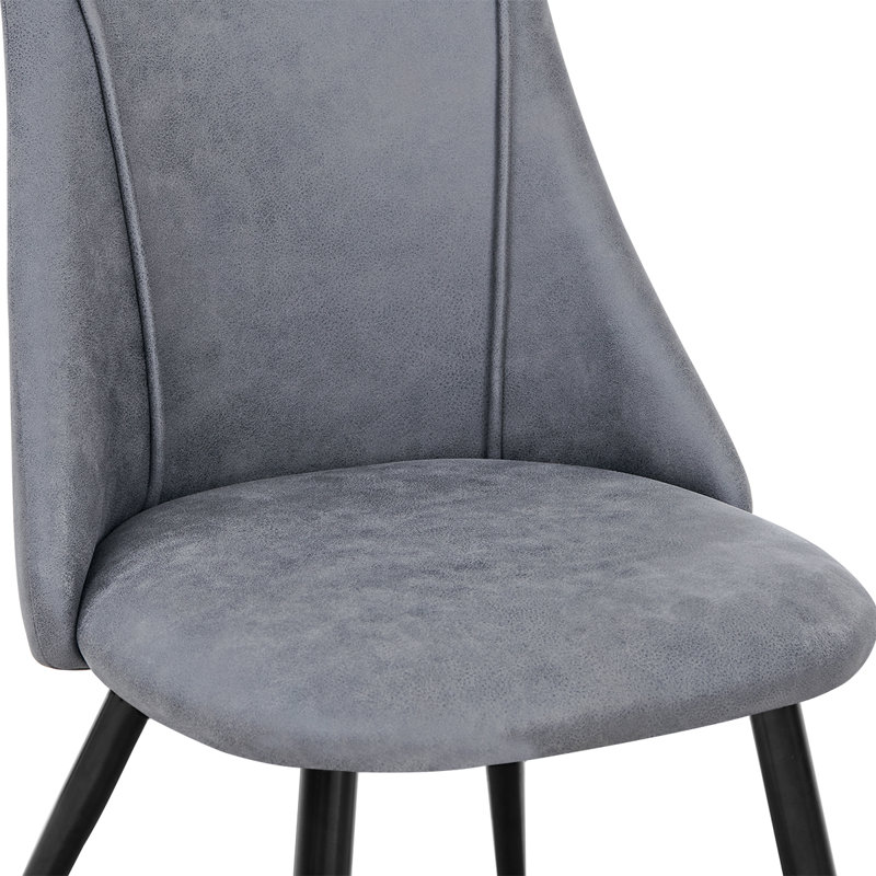 Hertfordshire 47cm H Upholstered Dining Chair, Vintage Grey