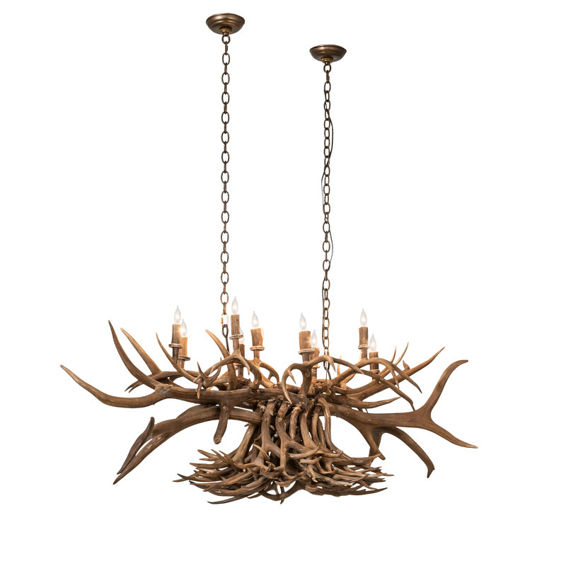 Rustic Lodge 10 - Light Chandelier