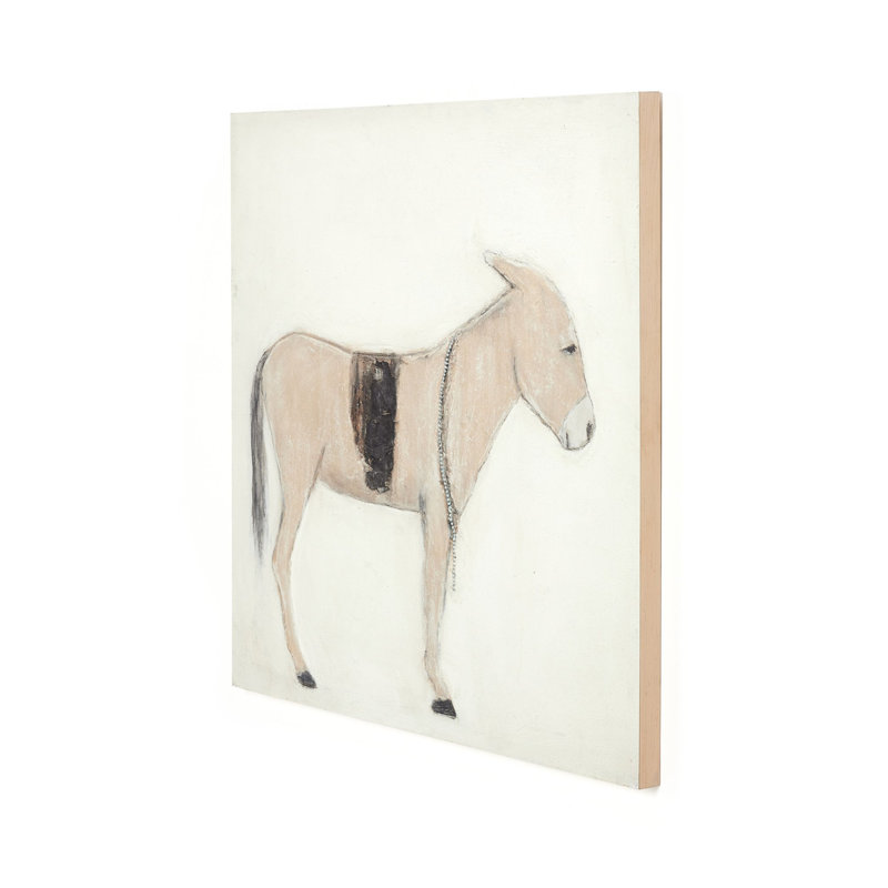 Burro Dia by Paul Meyer, 32" H x 32" W