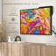 Marbre fluide, impression sur toile abstraite-449392673